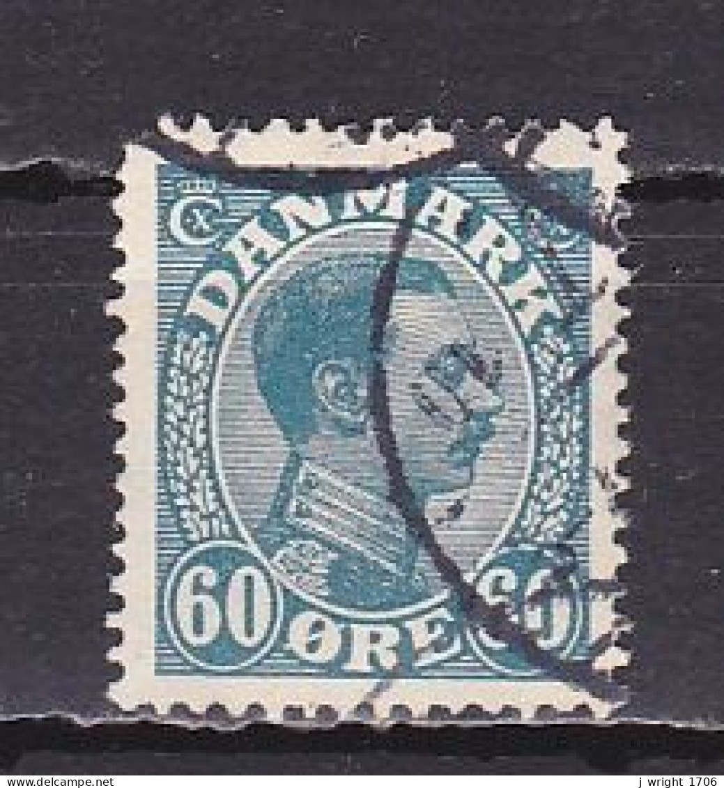 Denmark, 1921, King Christian X, 60ø, USED - Gebraucht