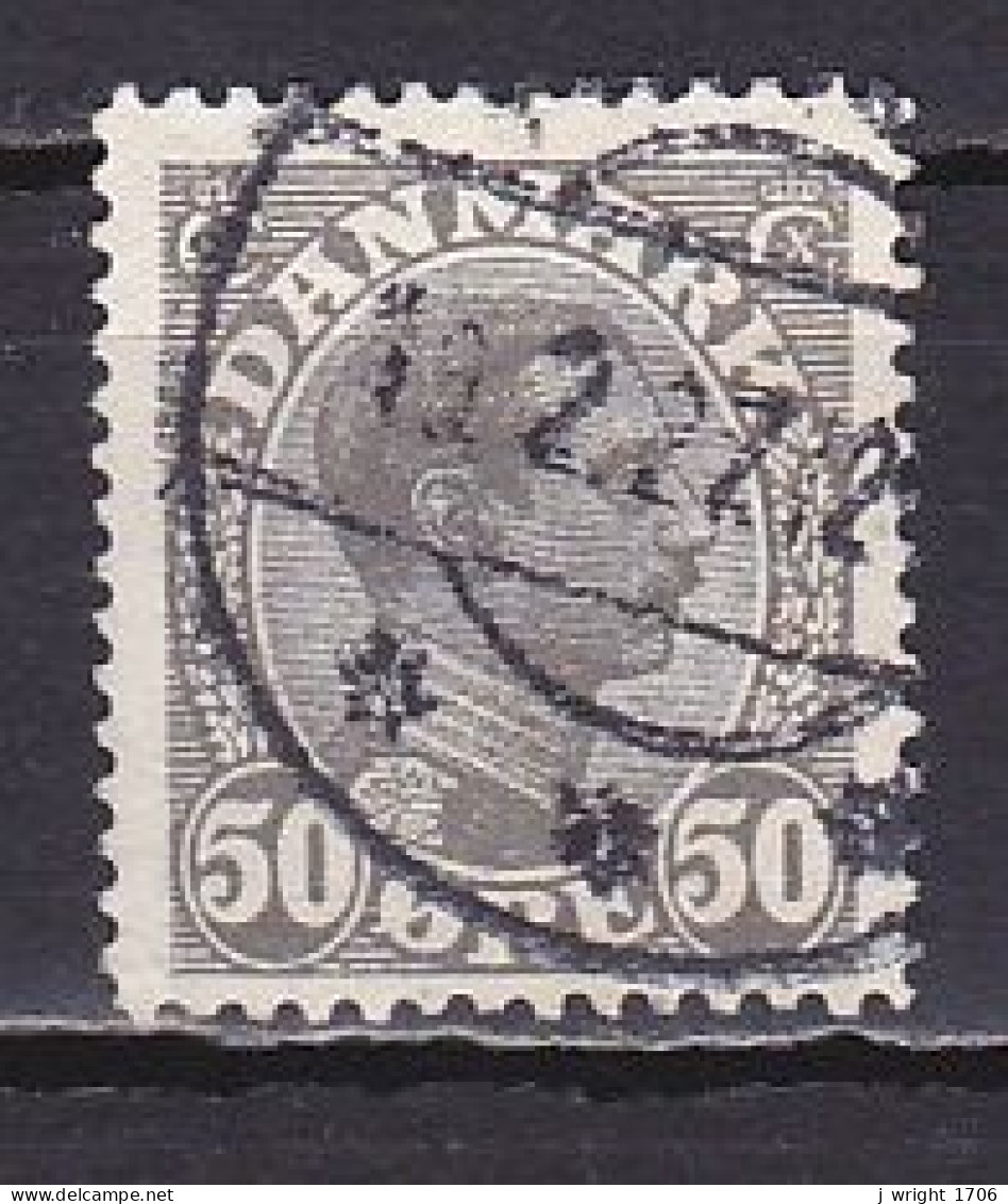 Denmark, 1921, King Christian X, 50ø, USED - Oblitérés