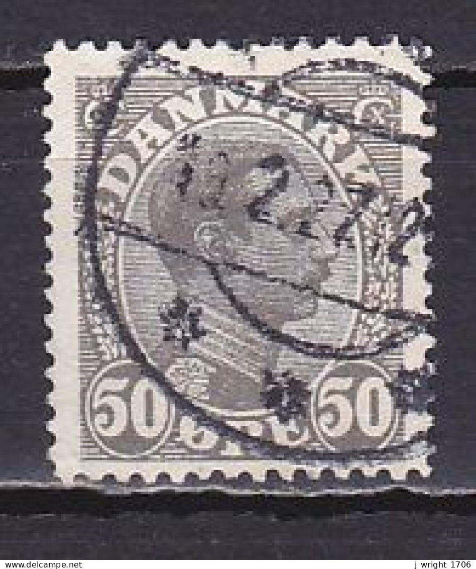 Denmark, 1921, King Christian X, 50ø, USED - Gebraucht