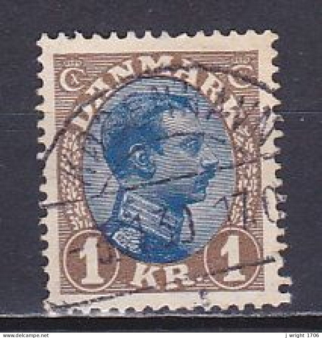 Denmark, 1922, King Christian X, 1kr, USED - Gebraucht