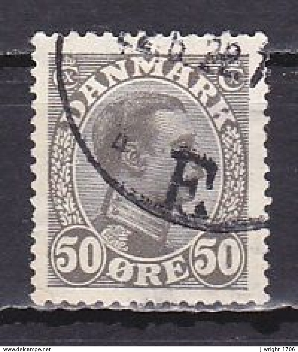 Denmark, 1921, King Christian X, 50ø, USED - Used Stamps