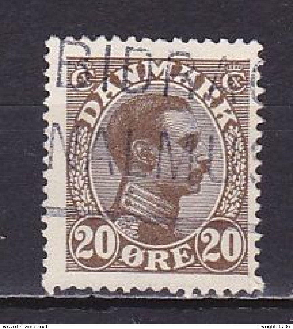 Denmark, 1921, King Christian X, 20ø, USED - Gebraucht