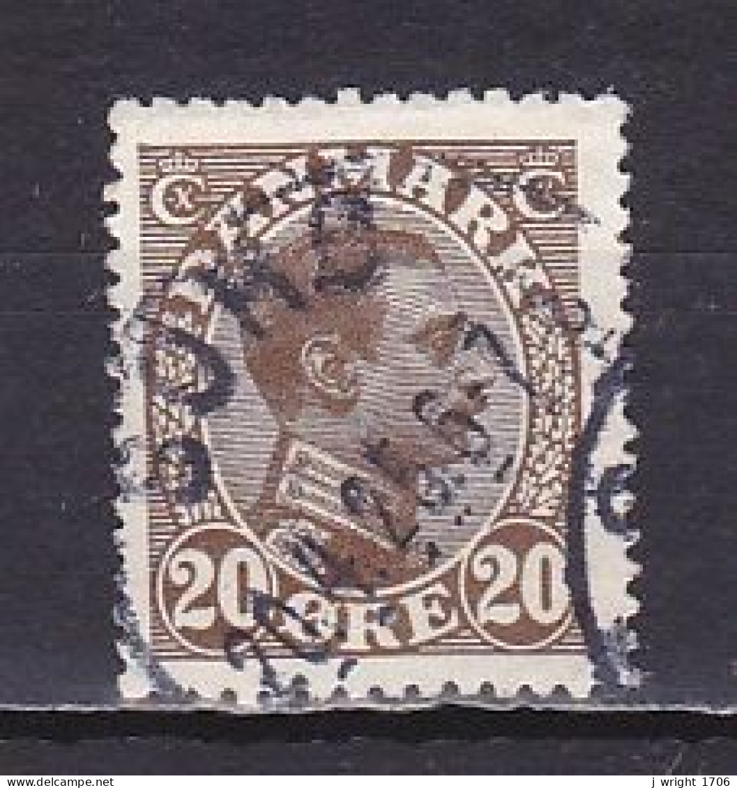 Denmark, 1921, King Christian X, 20ø, USED - Used Stamps