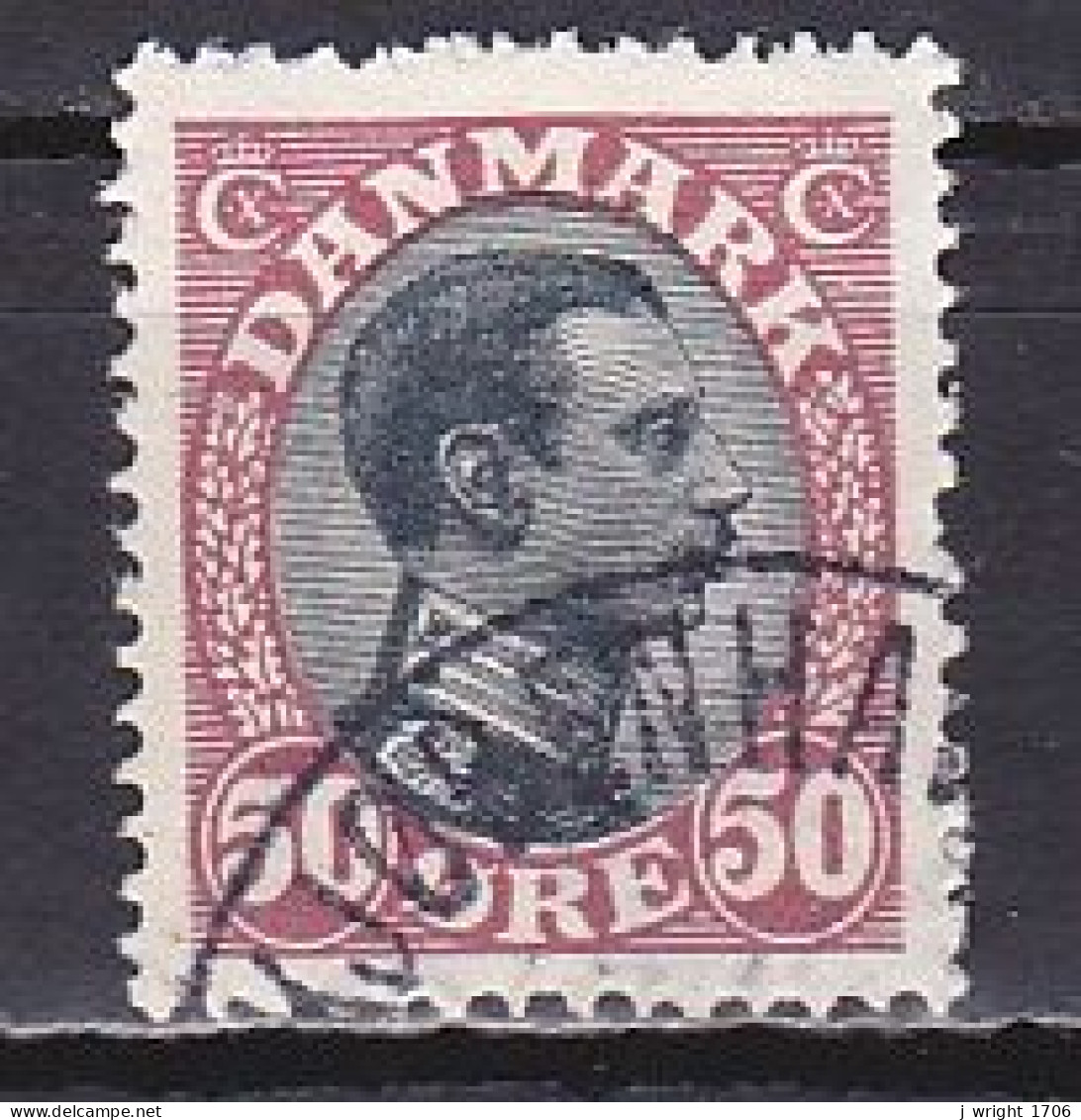 Denmark, 1919, King Christian X, 50ø, USED - Gebraucht