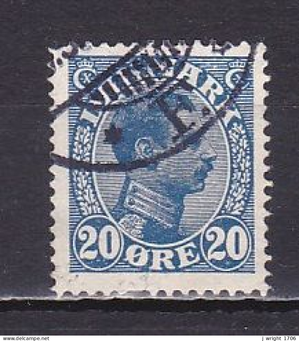 Denmark, 1913, King Christian X, 20ø, USED - Oblitérés