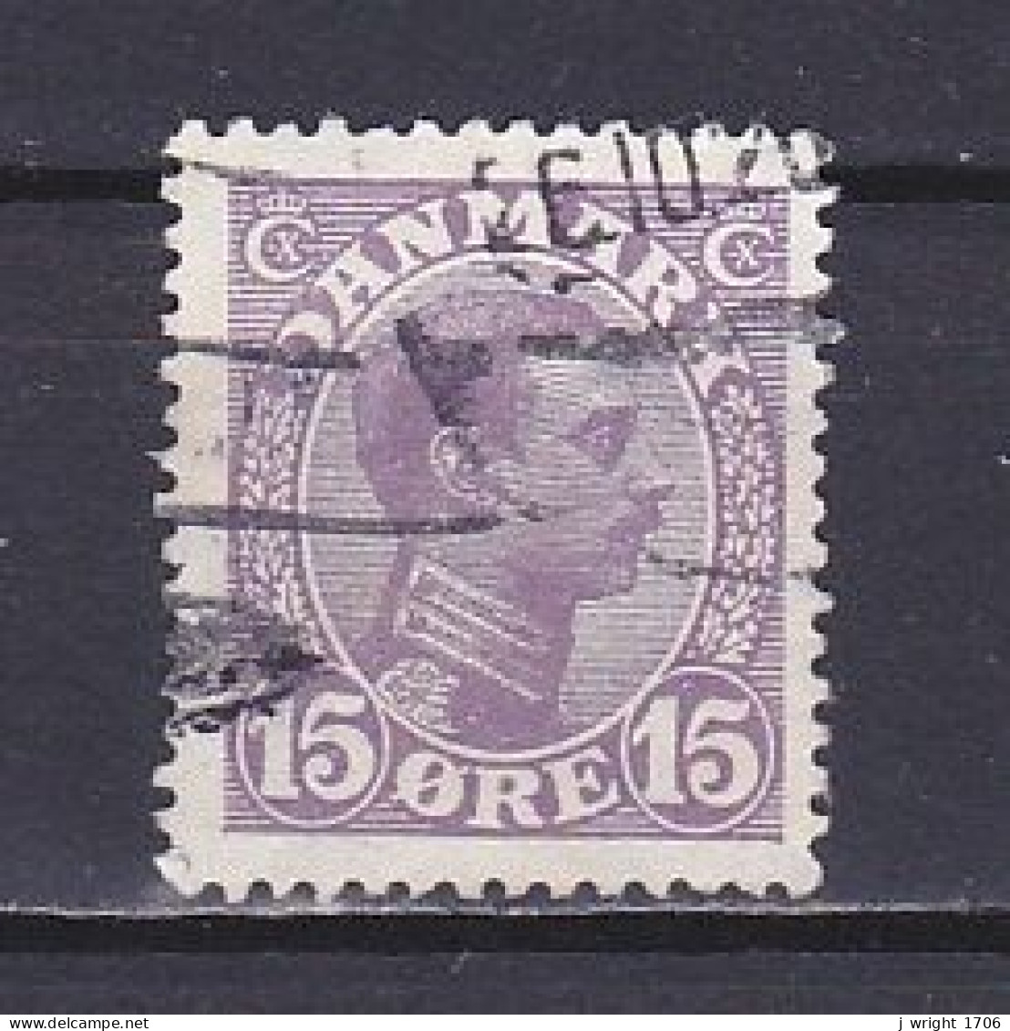 Denmark, 1913, King Christian X, 15ø/Violet, USED - Usado