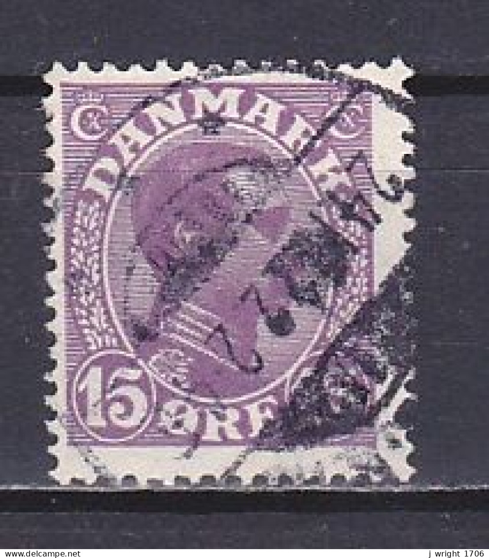Denmark, 1913, King Christian X, 15ø/Violet, USED - Gebruikt