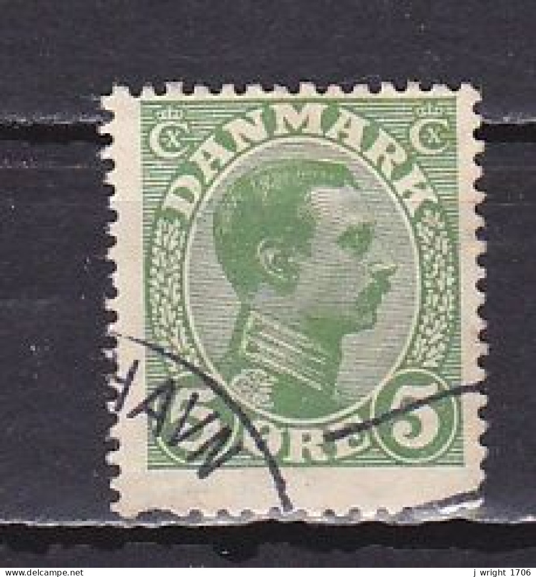 Denmark, 1913, King Christian X, 5ø, USED - Gebraucht