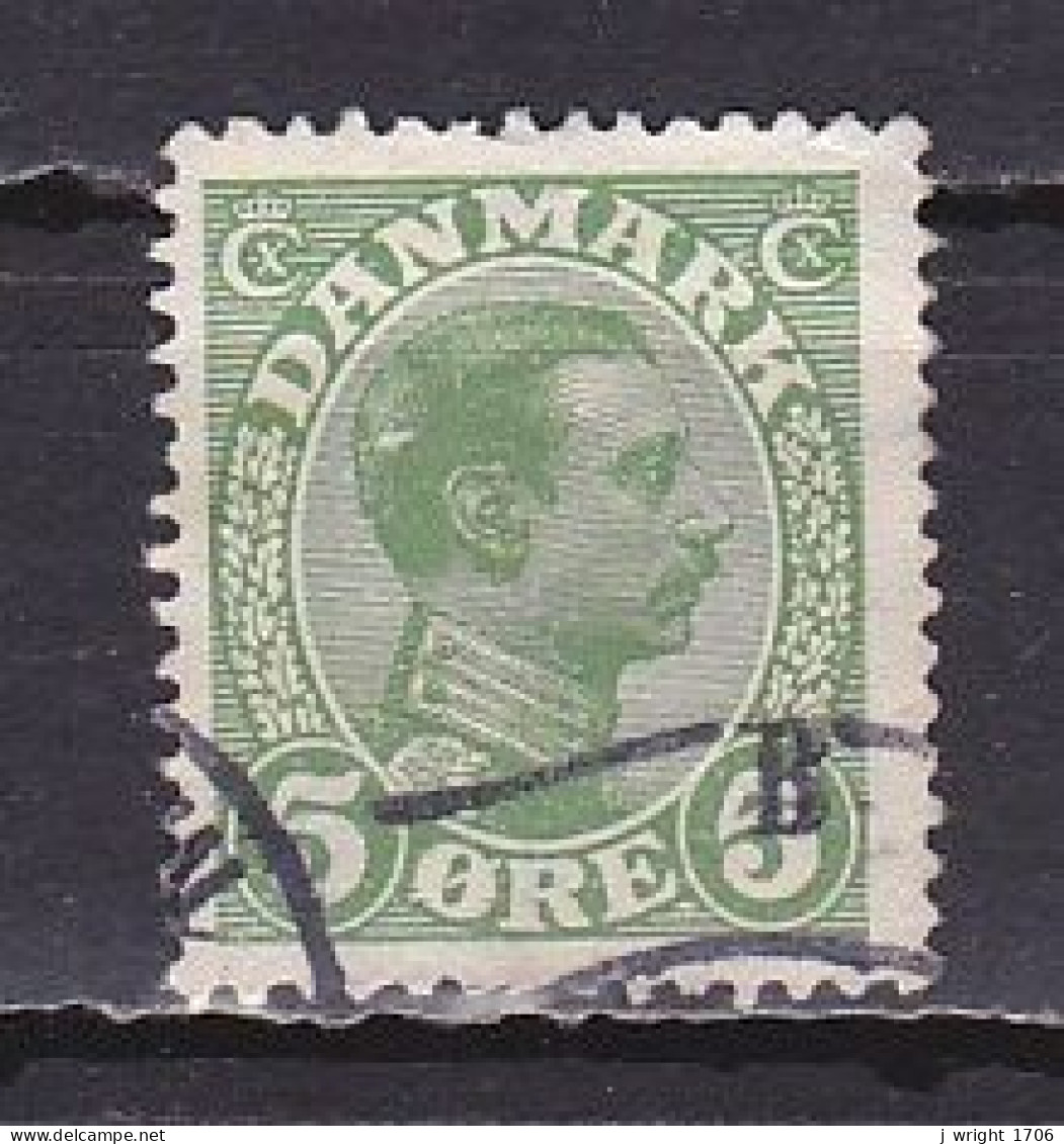 Denmark, 1913, King Christian X, 5ø, USED - Usati