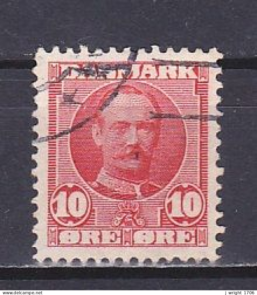 Denmark, 1907, King Frederik VIII, 10ø, USED - Oblitérés