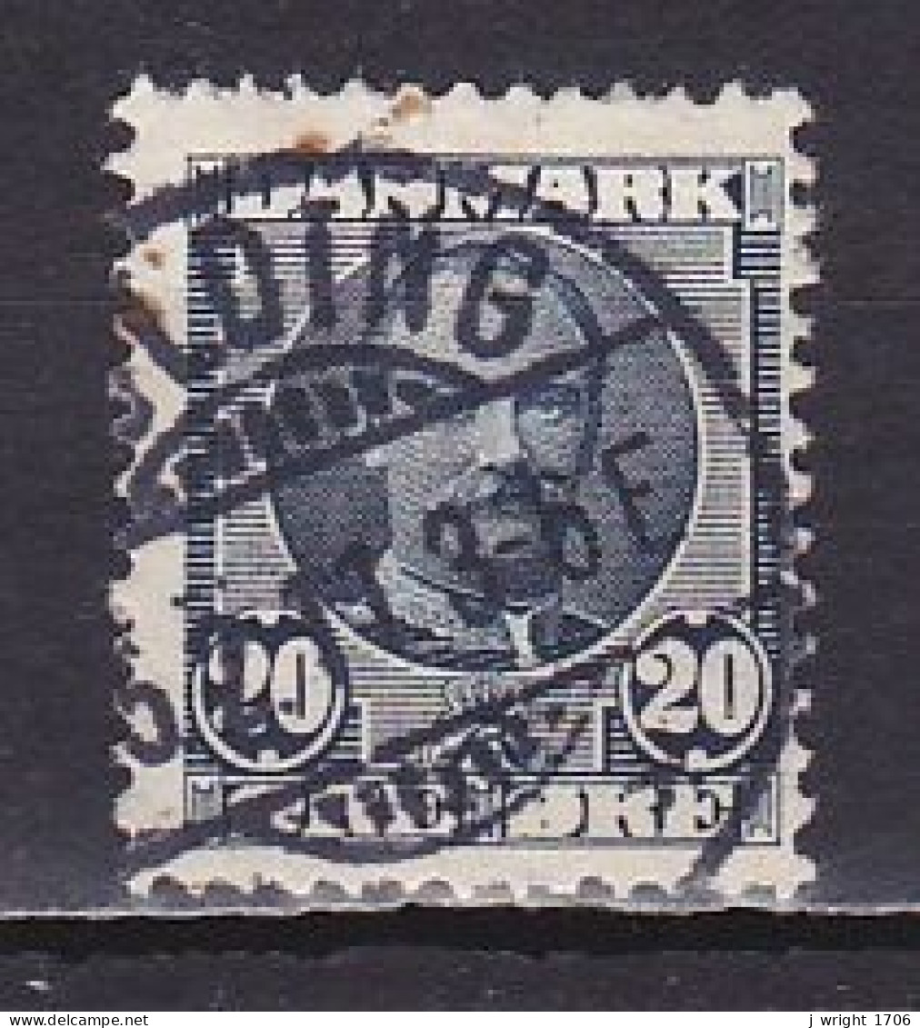 Denmark, 1907, King Frederik VIII, 20ø/Dark Blue, USED - Gebraucht