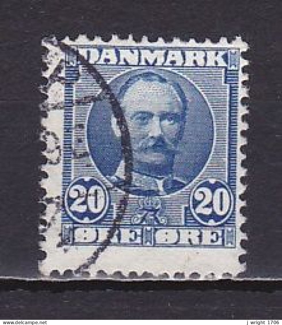 Denmark, 1911, King Frederik VIII, 20ø/Ultramarine, USED - Oblitérés