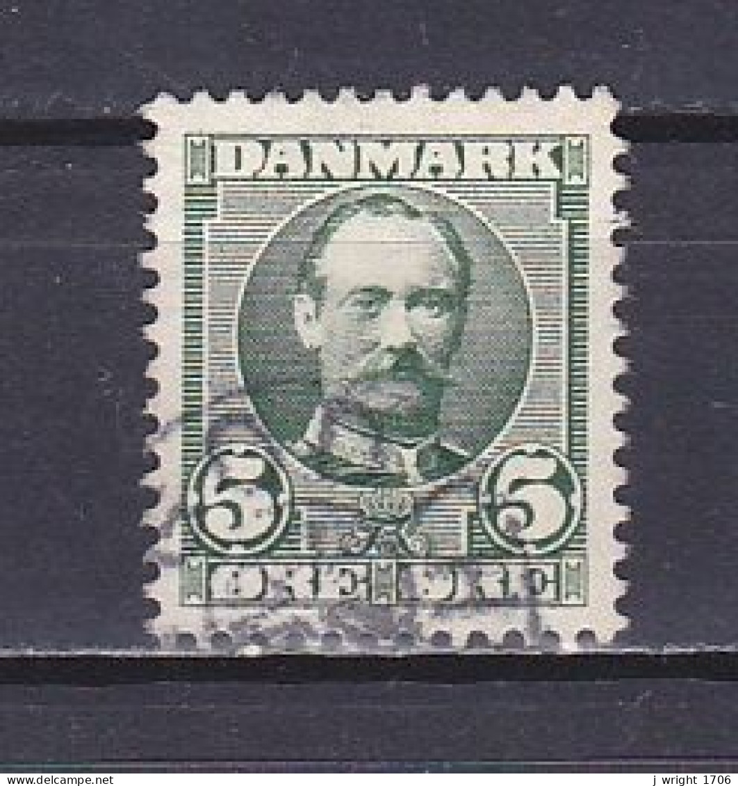 Denmark, 1907, King Frederik VIII, 5ø, USED - Gebraucht