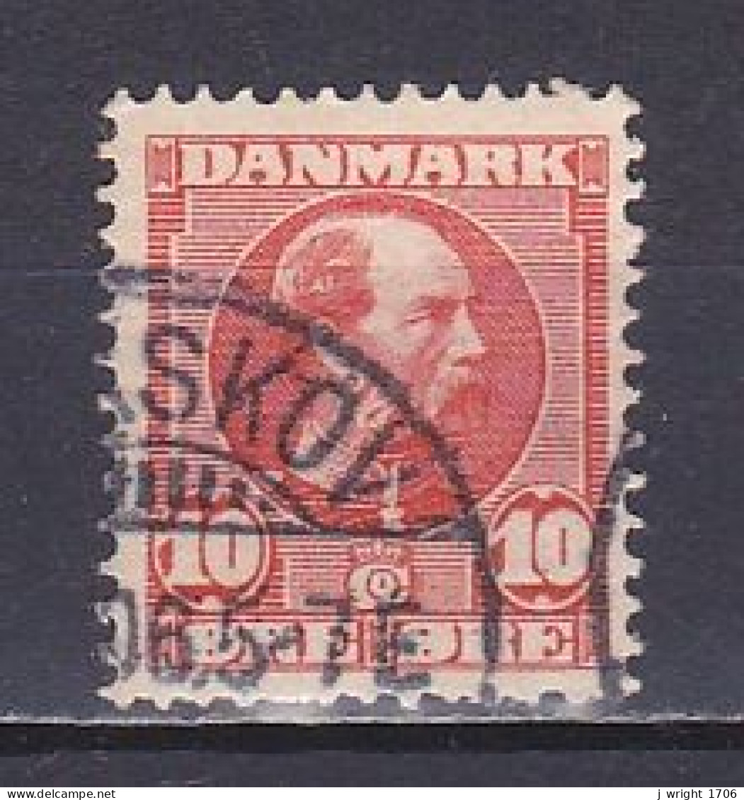 Denmark, 1906, King Christian IX/Crosshatching, 10ø, USED - Gebraucht
