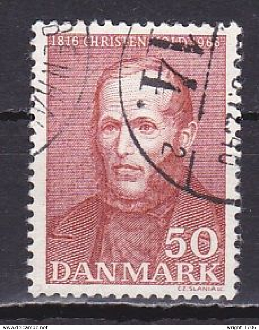 Denmark, 1966, Christen Kold, 50ø, USED - Usati