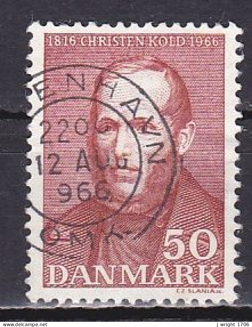 Denmark, 1966, Christen Kold, 50ø, USED - Usati