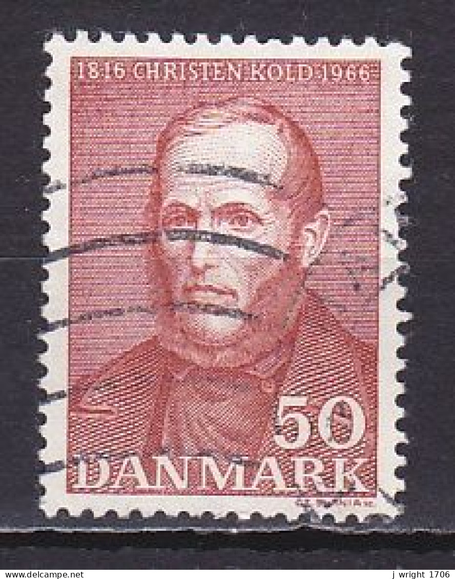 Denmark, 1966, Christen Kold, 50ø, USED - Gebruikt