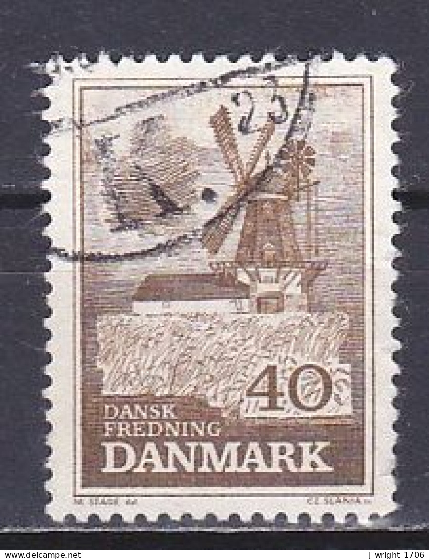 Denmark, 1965, Natural Preservation/Bogø Windmill, 40ø, USED - Oblitérés