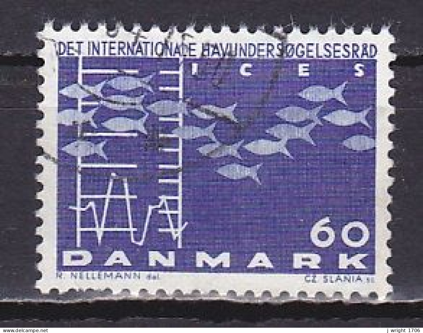 Denmark, 1964, Exploration Of The Sea Conf, 60ø, USED - Usati