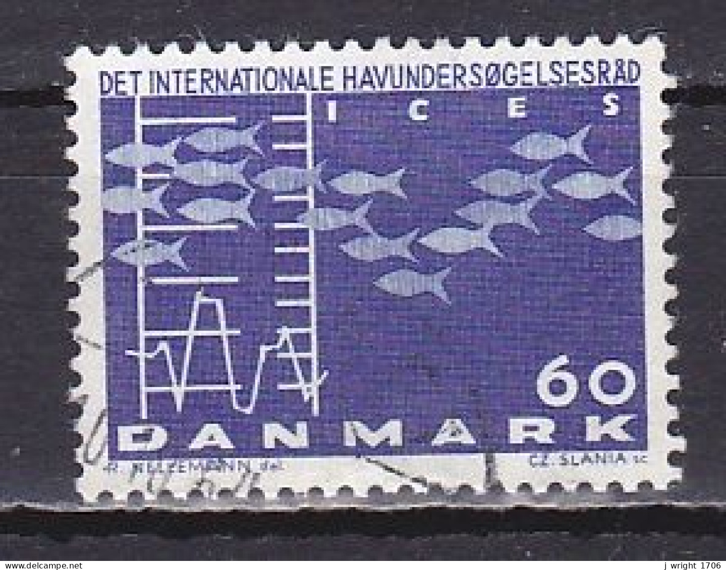 Denmark, 1964, Exploration Of The Sea Conf, 60ø, USED - Gebraucht