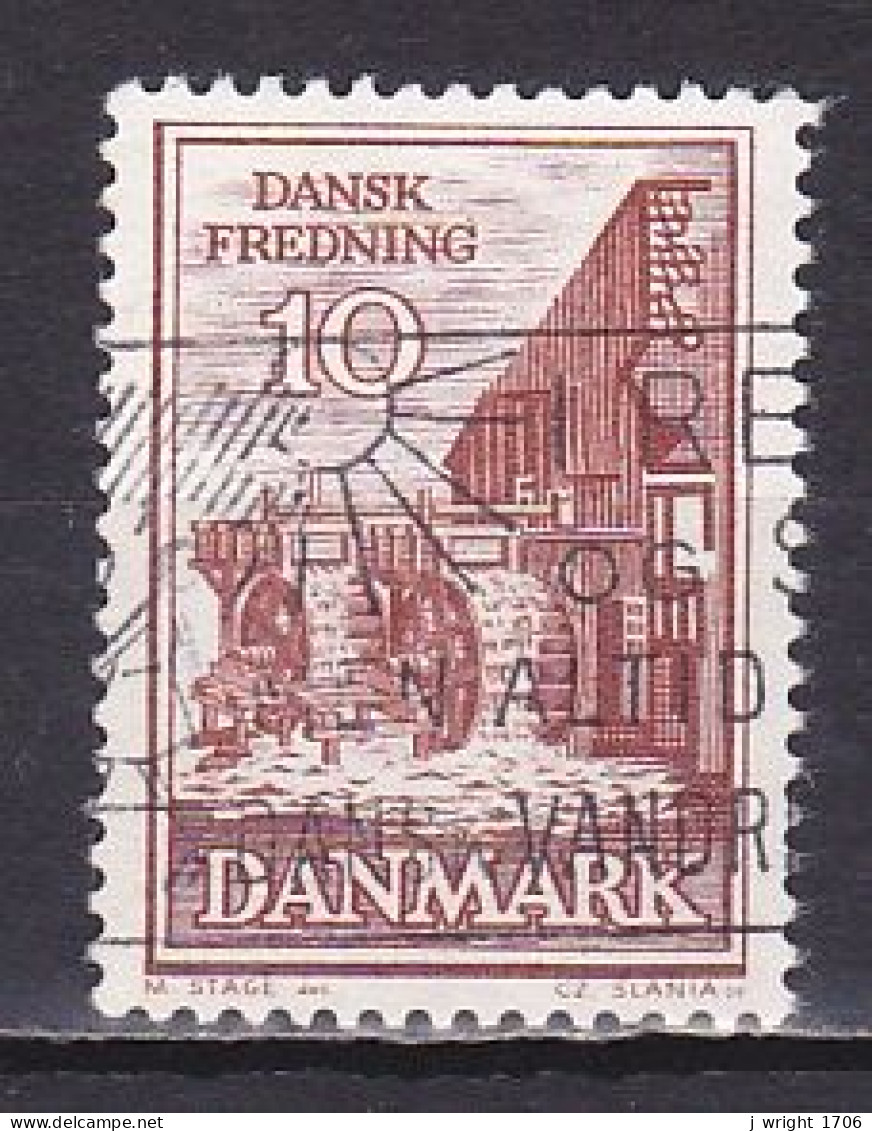 Denmark, 1962, Natural Preservation/Mill Monopolies Abolition, 10ø, USED - Used Stamps
