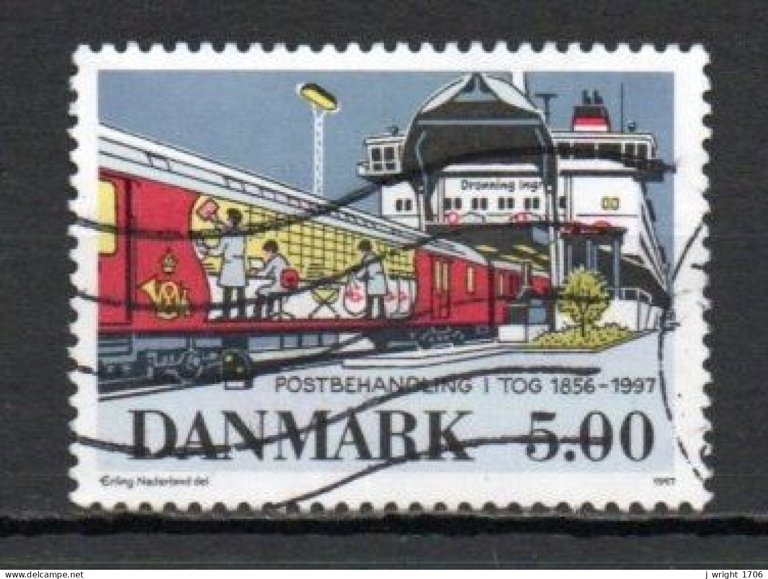 Denmark, 1997, Travelling Post Offices Closure, 5.00kr, USED - Oblitérés