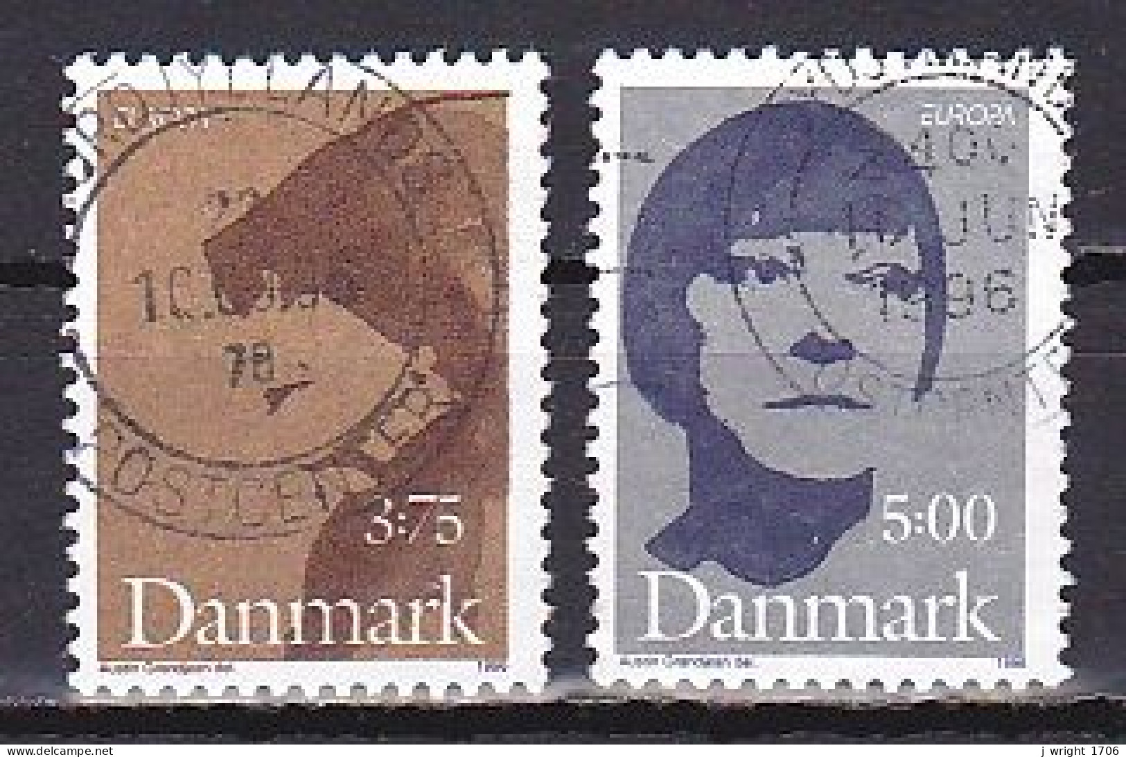 Denmark, 1996, Europa CEPT, Set, USED - Gebruikt