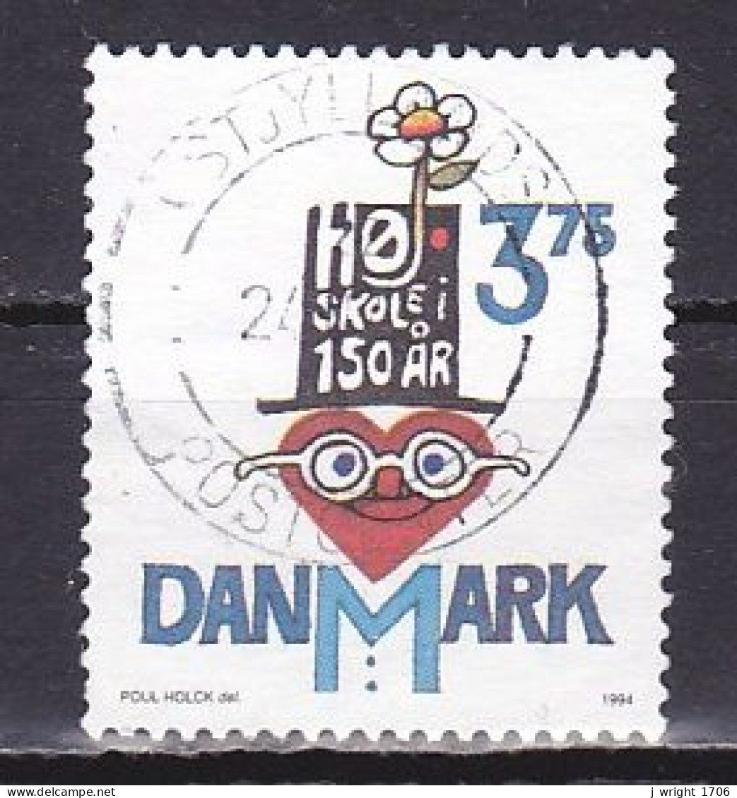 Denmark, 1994, Folk High Schools 150th Anniv, 3.75kr, USED - Usado