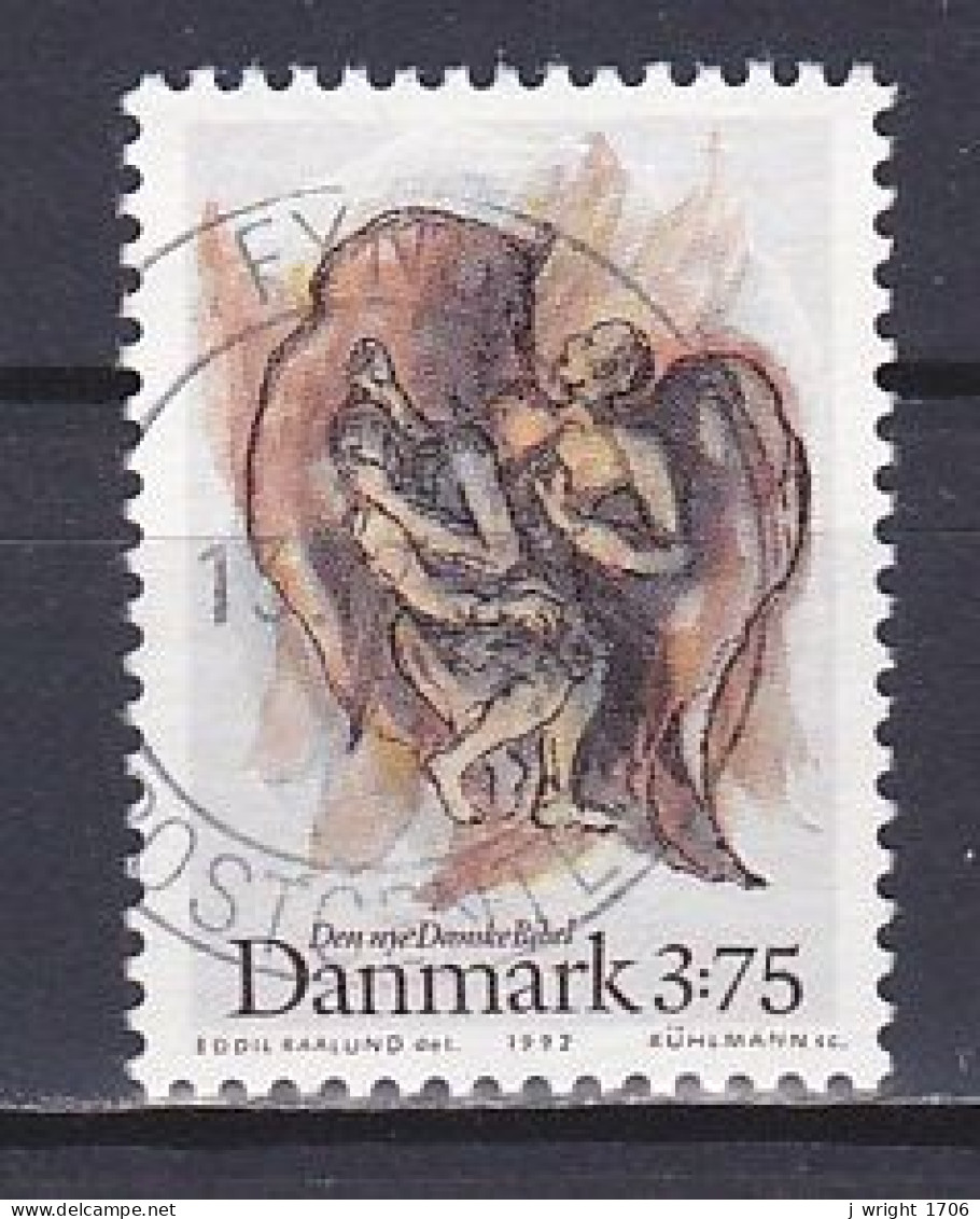 Denmark, 1992, New Danish Bible, 3.75kr, USED - Usado