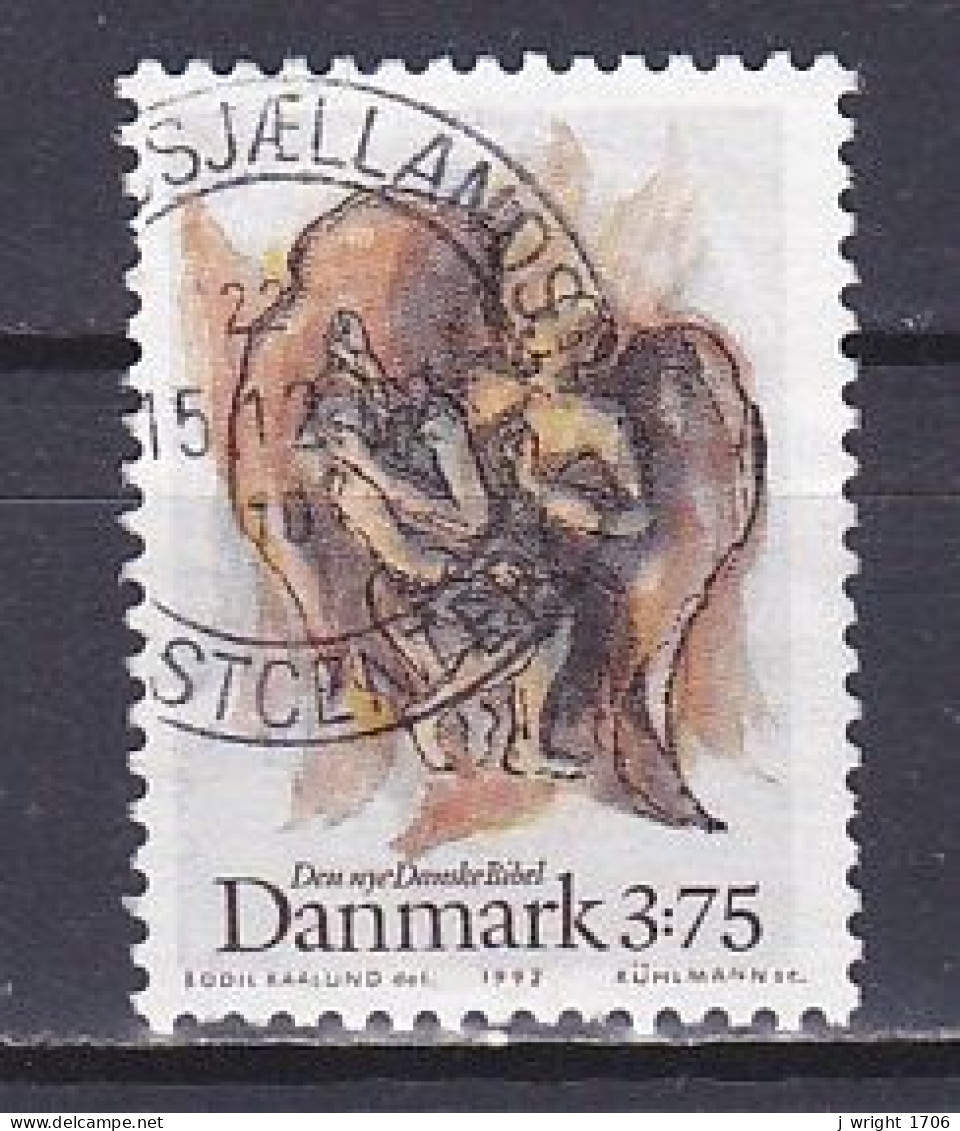 Denmark, 1992, New Danish Bible, 3.75kr, USED - Usado