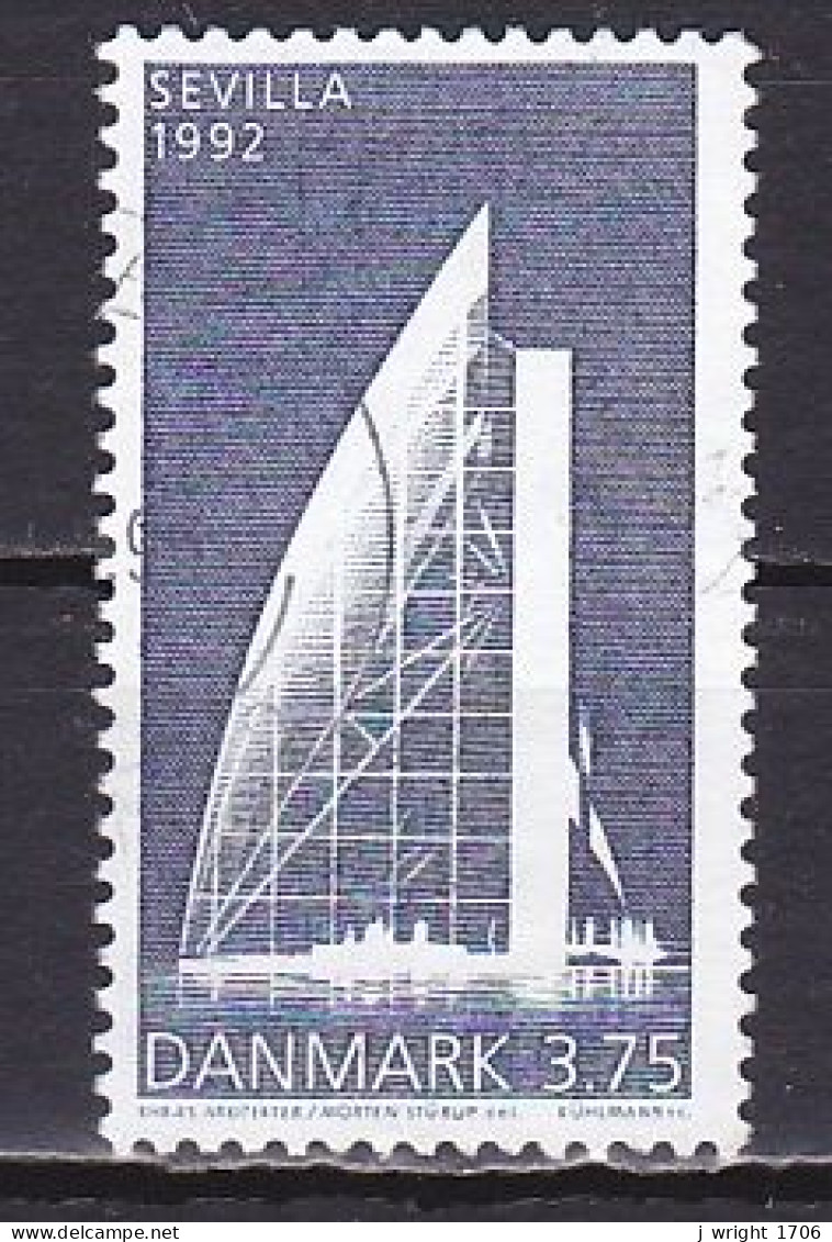 Denmark, 1992, EXPO 92 Sevilla, 3.75kr, USED - Gebruikt