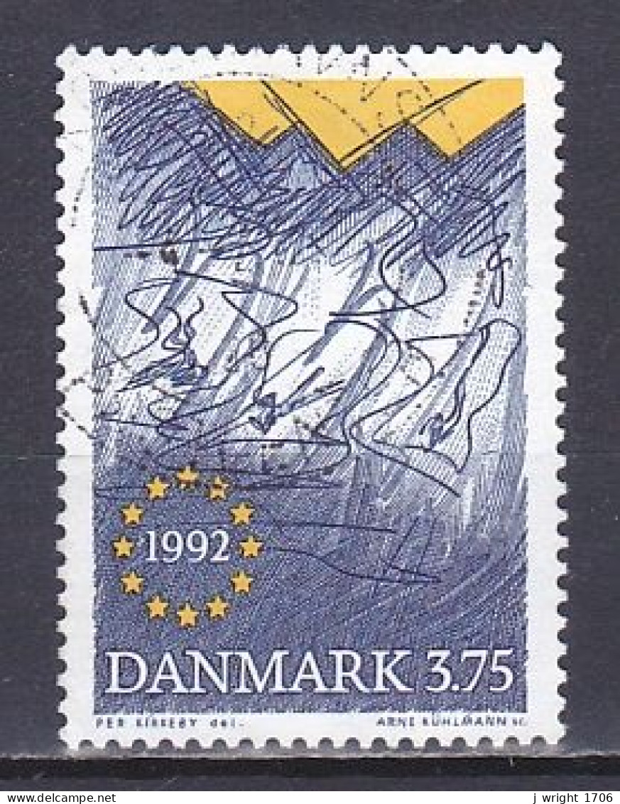 Denmark, 1992, European Single Market, 3.75kr, USED - Gebruikt