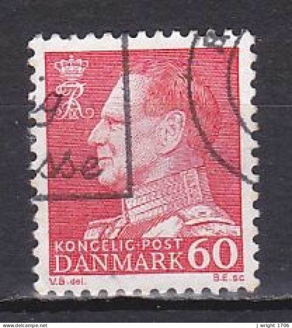 Denmark, 1967, King Frederik IX, 60ø/Fluorescent, USED - Gebruikt