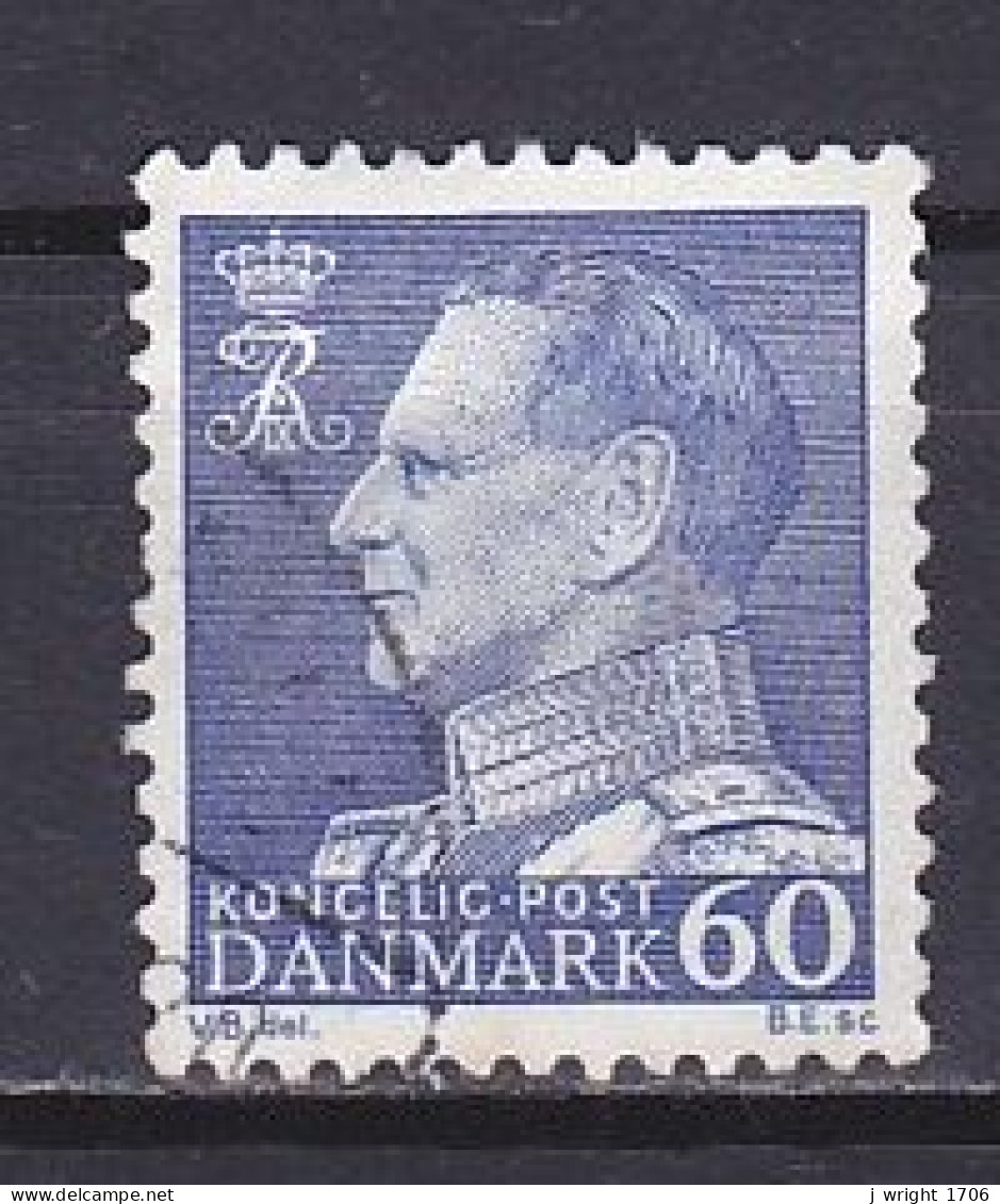 Denmark, 1961, King Frederik IX, 60ø, USED - Usati