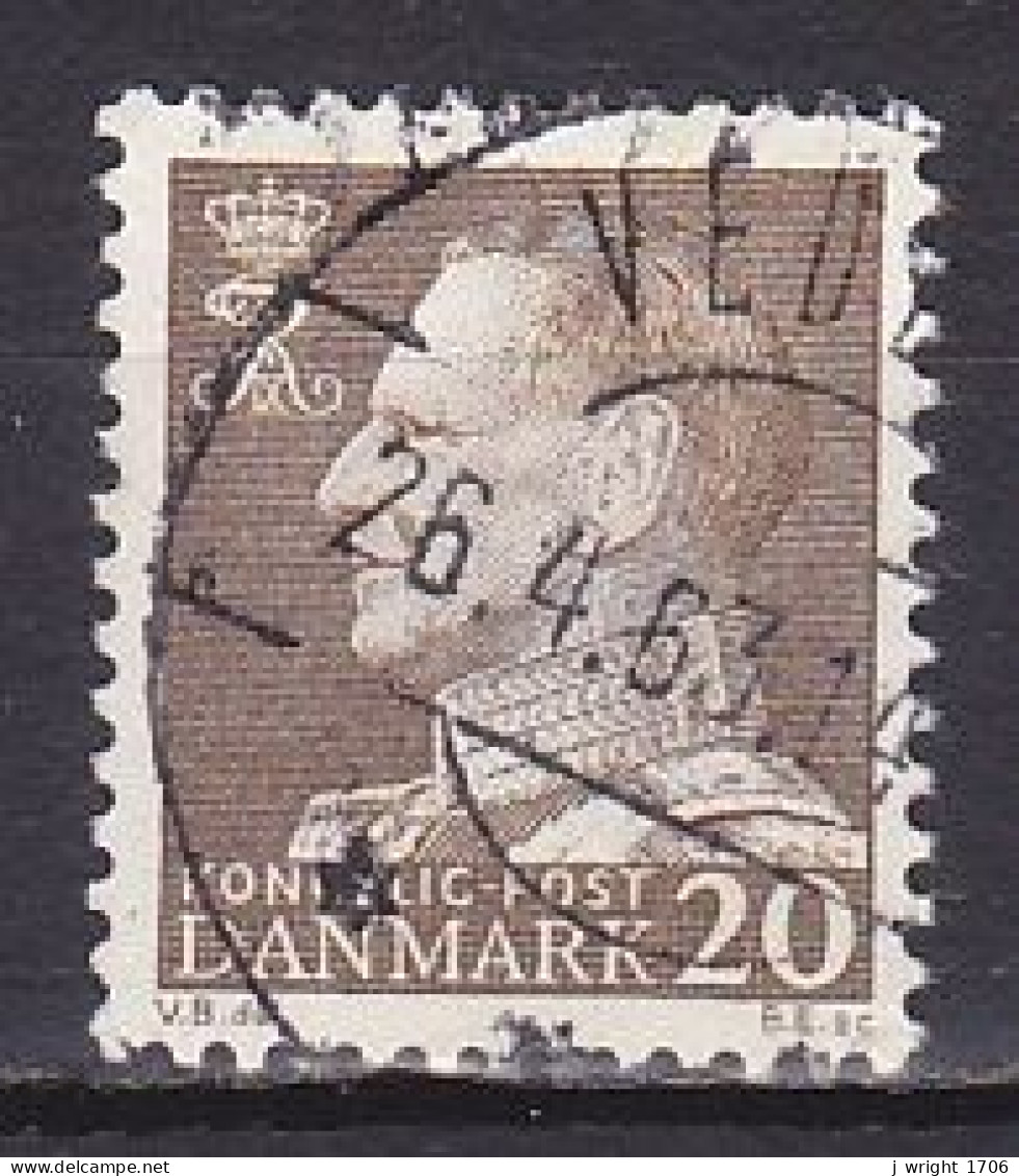 Denmark, 1962, King Frederik IX, 20ø/Fluorescent, USED - Usati