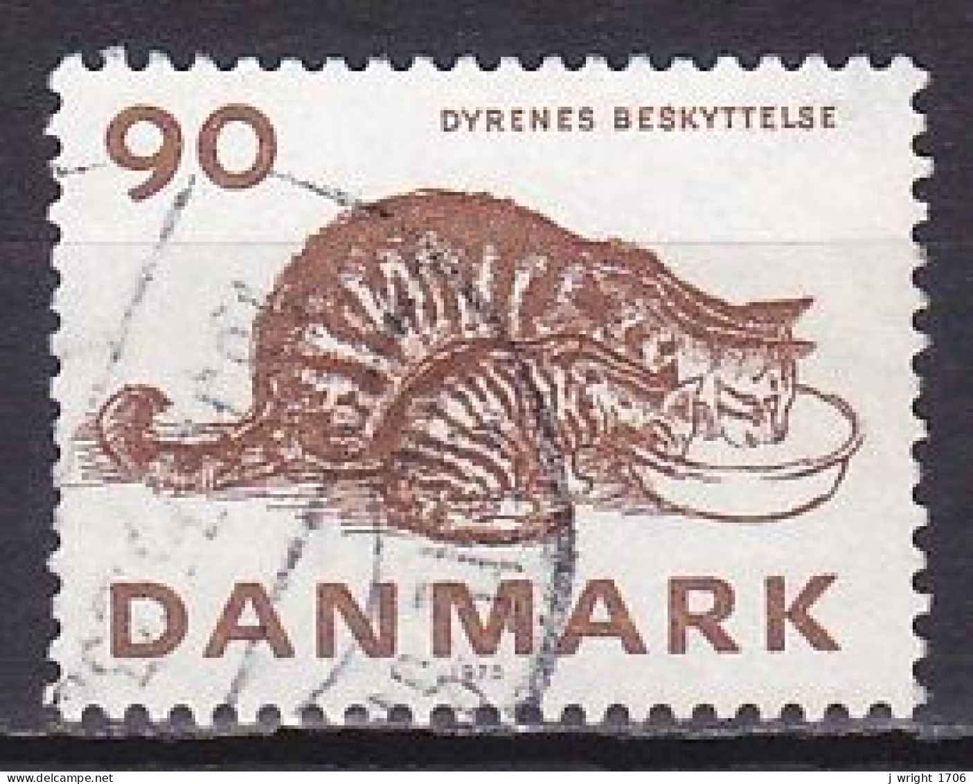 Denmark, 1975, Prevention Of Cruelty To Animals Society, 100ø, USED - Gebraucht
