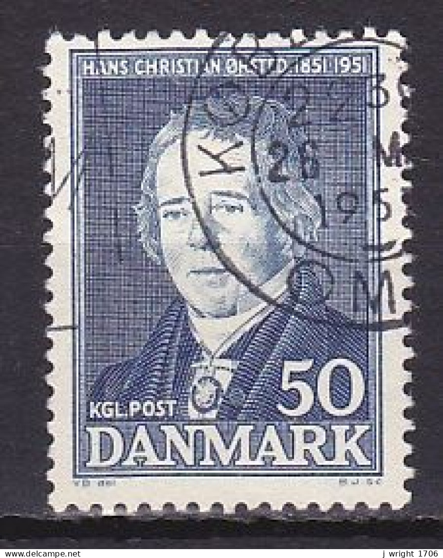 Denmark, 1951. Hans Christian Ørsted, 50ø, USED - Gebruikt