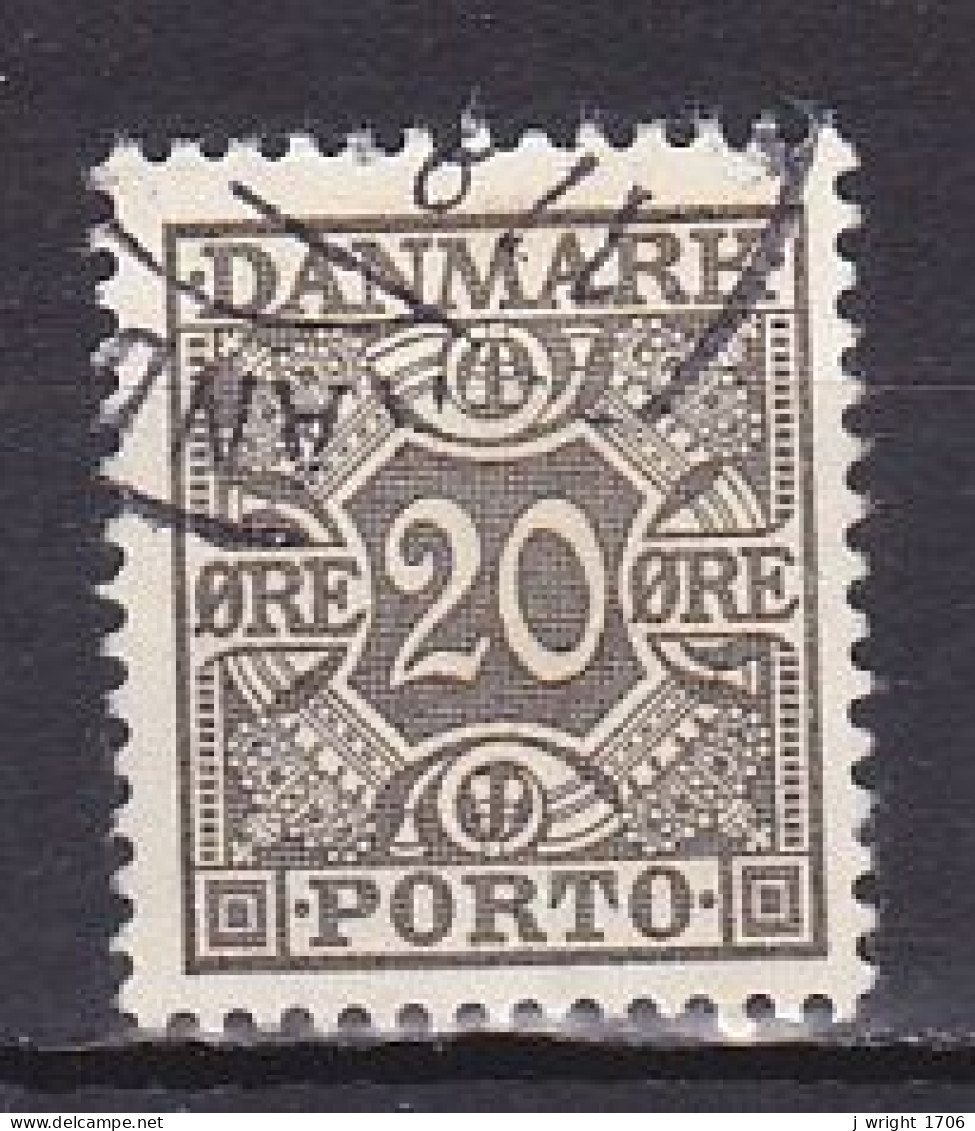 Denmark, 1934, Numeral & Posthorns, 20ø, USED - Port Dû (Taxe)