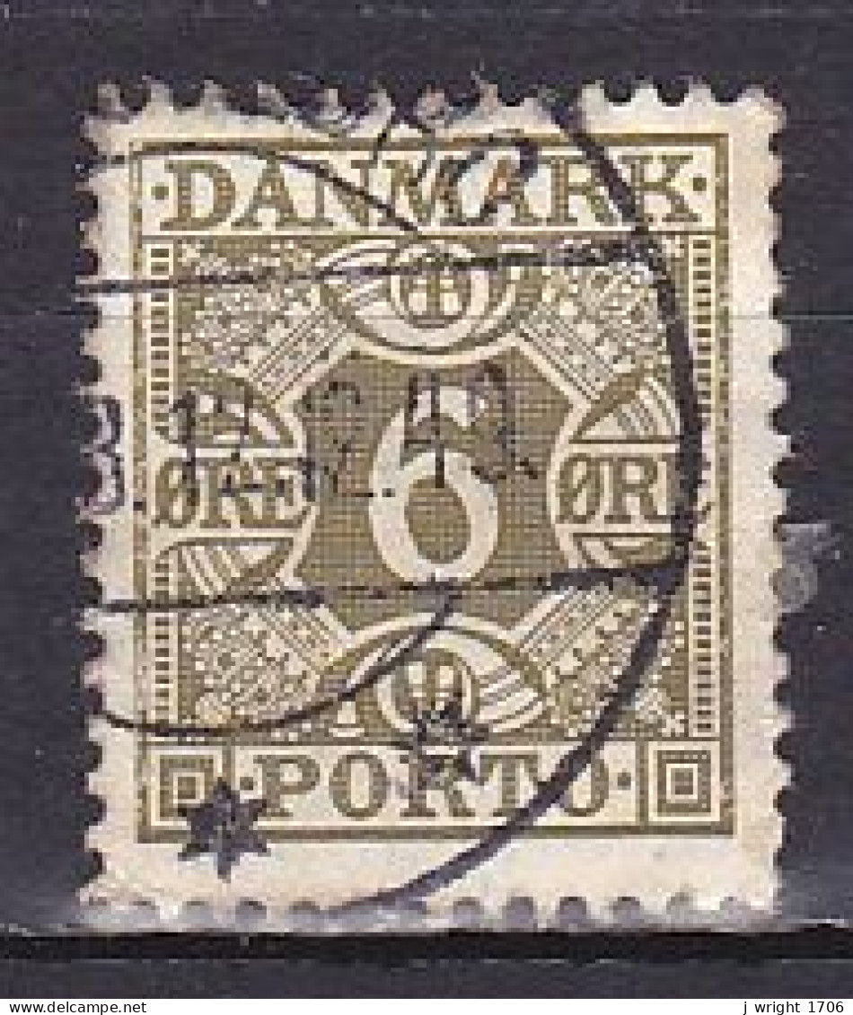 Denmark, 1941, Numeral & Posthorns, 6ø, USED - Segnatasse