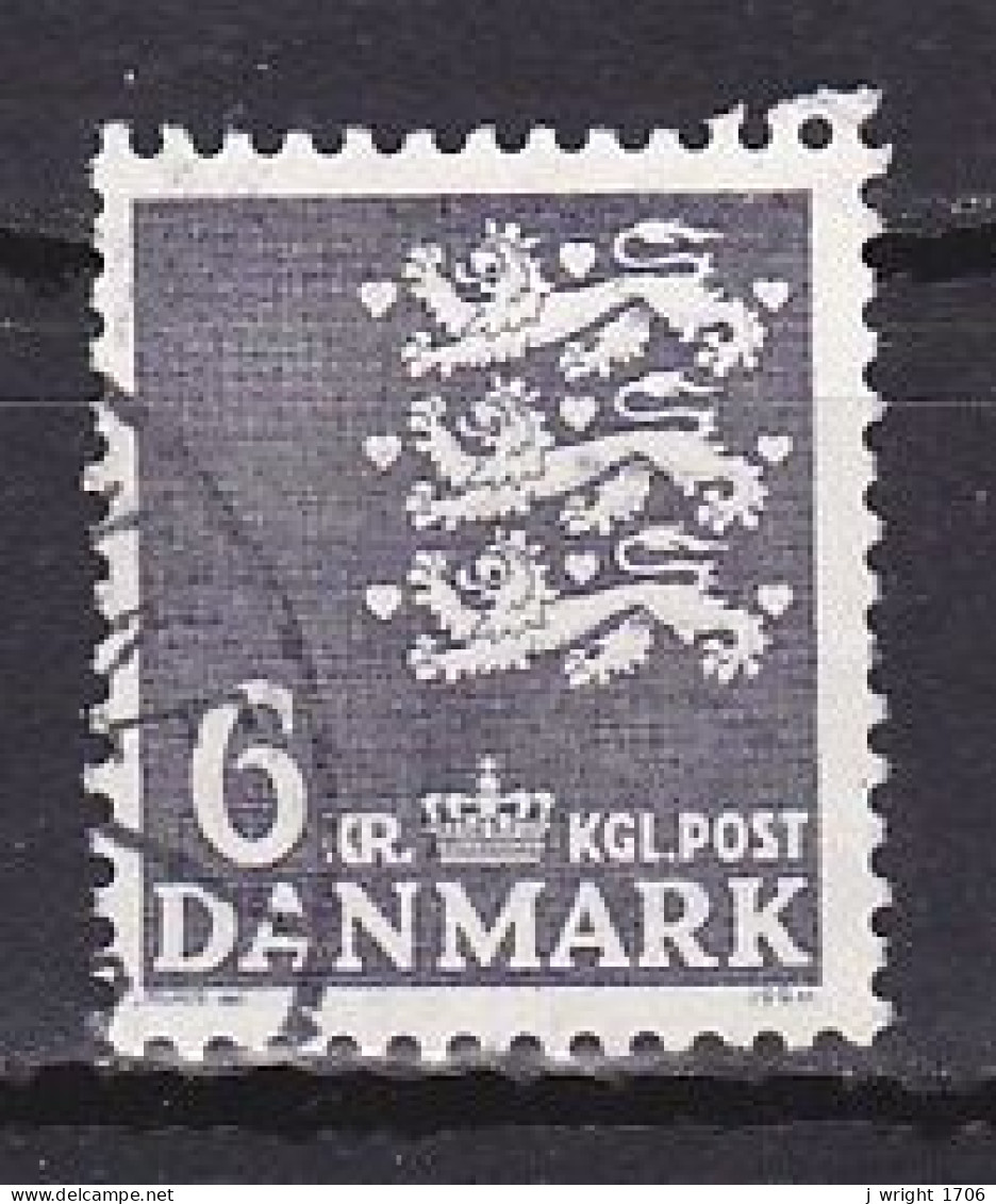 Denmark, 1976, Coat Of Arms, 6kr, USED - Used Stamps