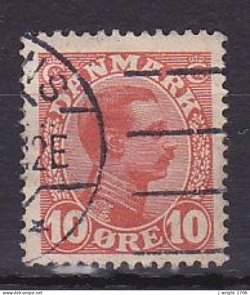 Denmark, 1913, King Christian X, 10ø, USED - Gebruikt