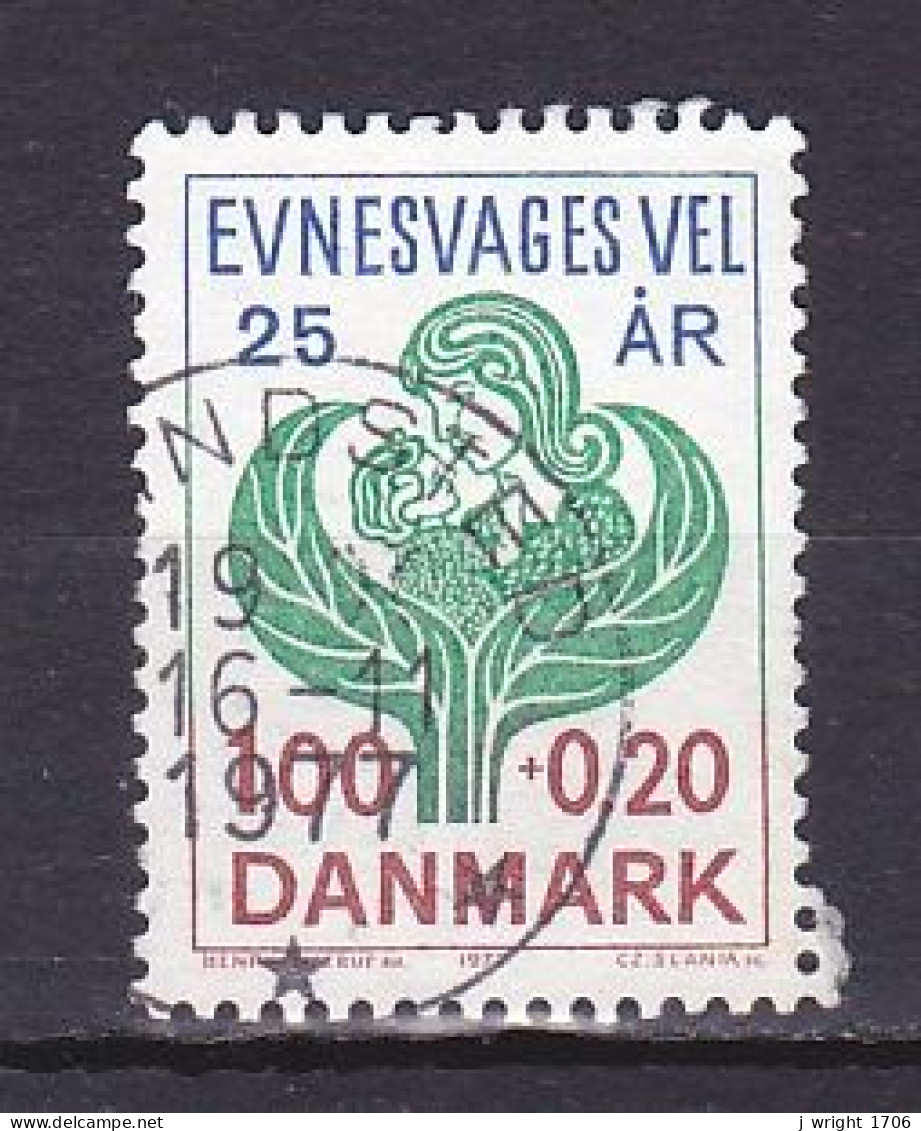 Denmark, 1977, Society Of Mentally Disabled, 1.00kr + 0.20kr, USED - Used Stamps