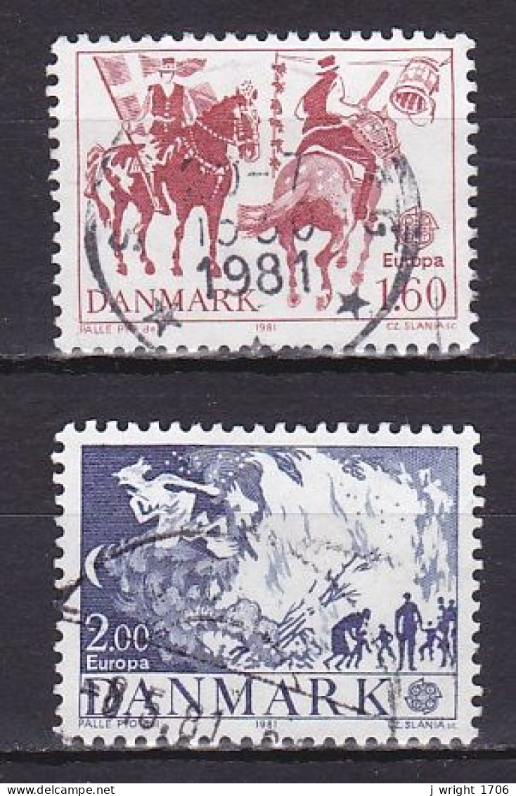 Denmark, 1981, Europa CEPT, Set, USED - Gebruikt