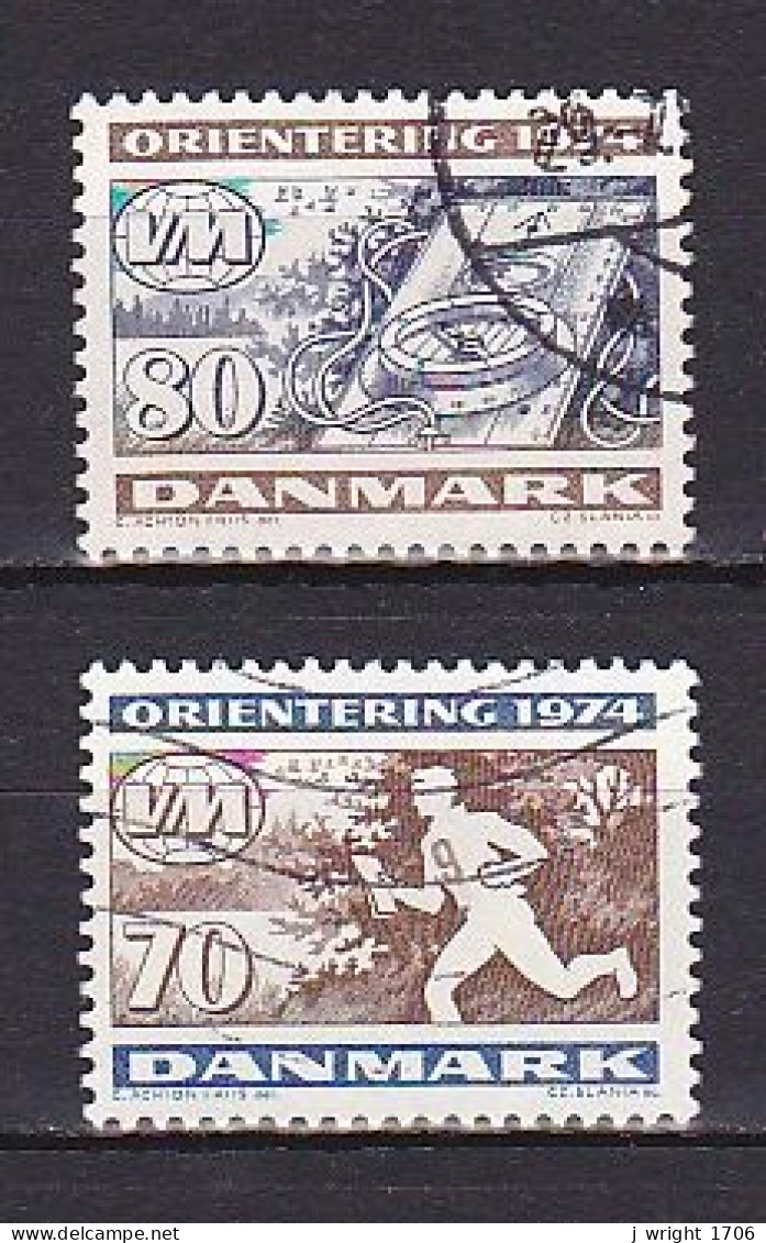 Denmark, 1974, World Orienteering Championships, Set, USED - Used Stamps