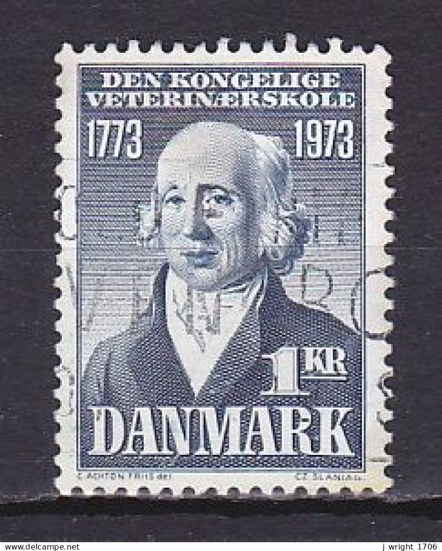 Denmark, 1973, Royal Veterinary Collage Bicentenary, 1kr, USED - Oblitérés