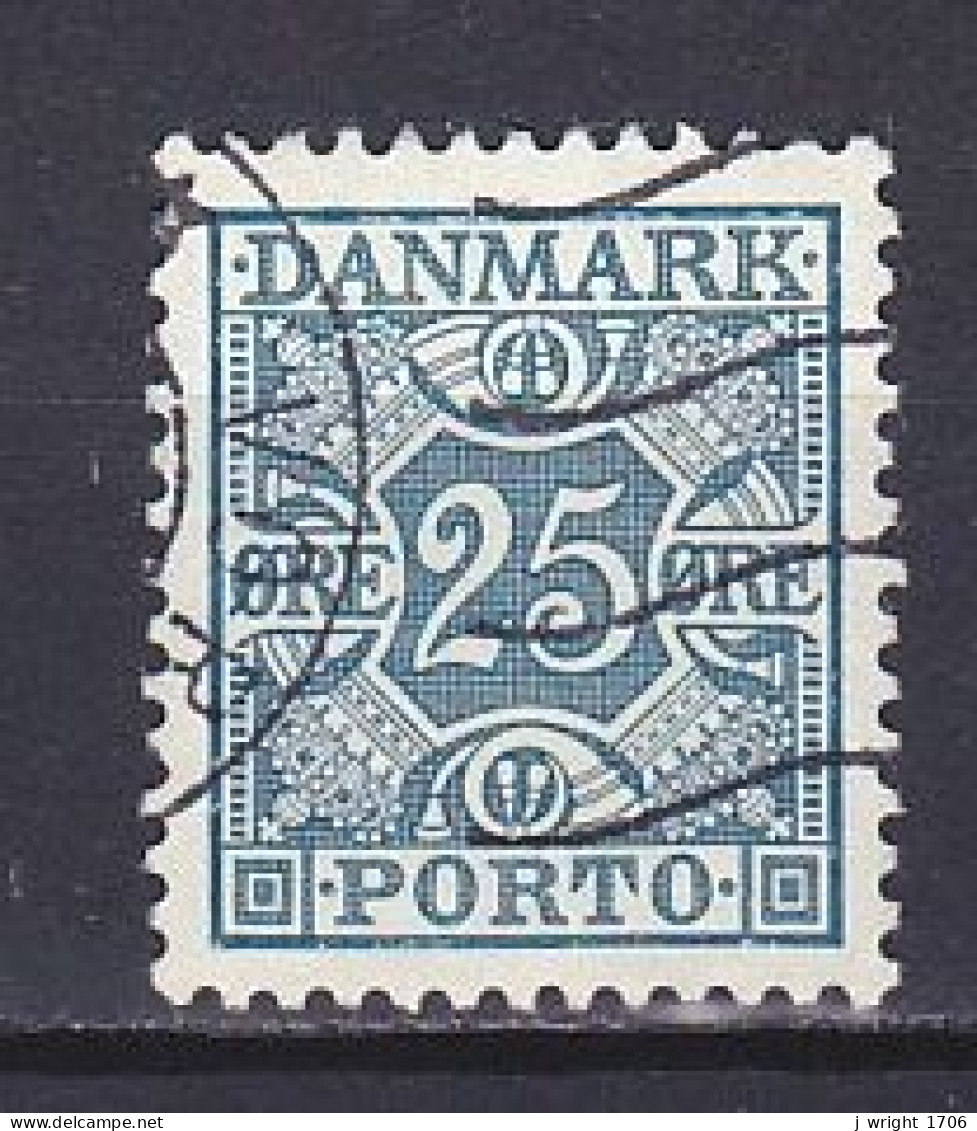 Denmark, 1934, Numeral & Posthorns, 25ø, USED - Portomarken