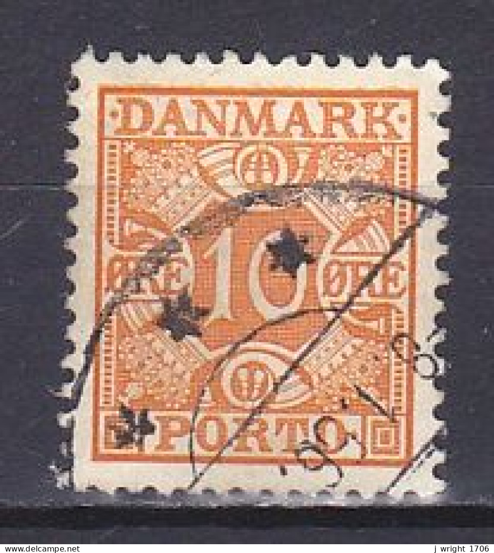 Denmark, 1934, Numeral & Posthorns, 10ø, USED - Postage Due