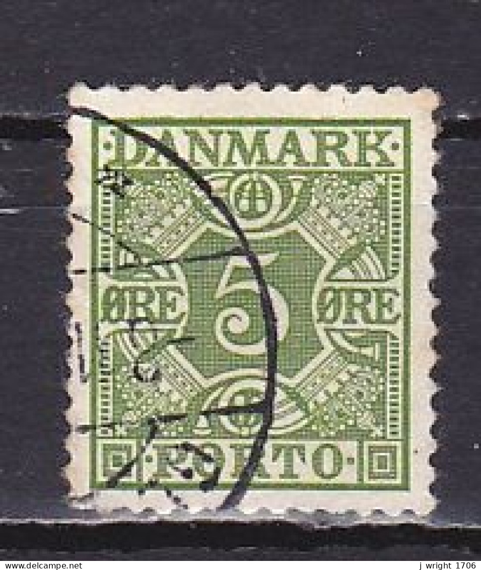 Denmark, 1934, Numeral & Posthorns, 5ø, USED - Portomarken