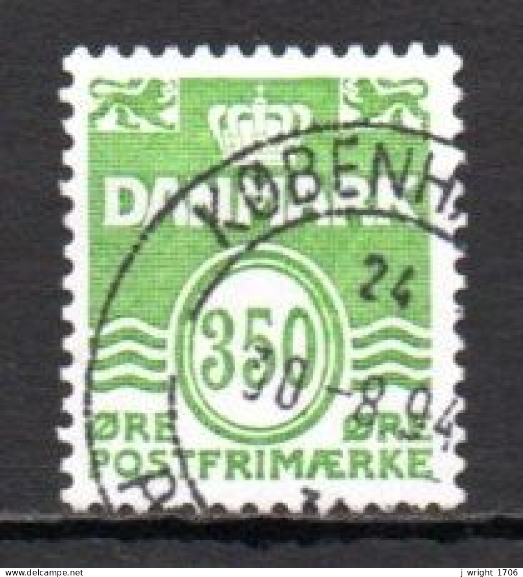 Denmark, 1992, Numeral & Wave Lines, 350ø, USED - Used Stamps