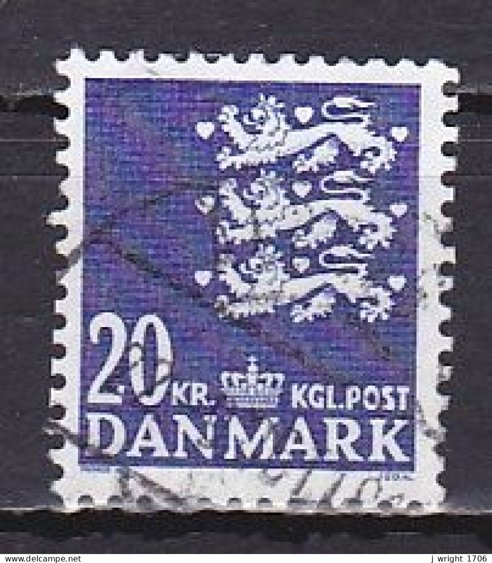 Denmark, 1986, Coat Of Arms, 20kr, USED - Usado